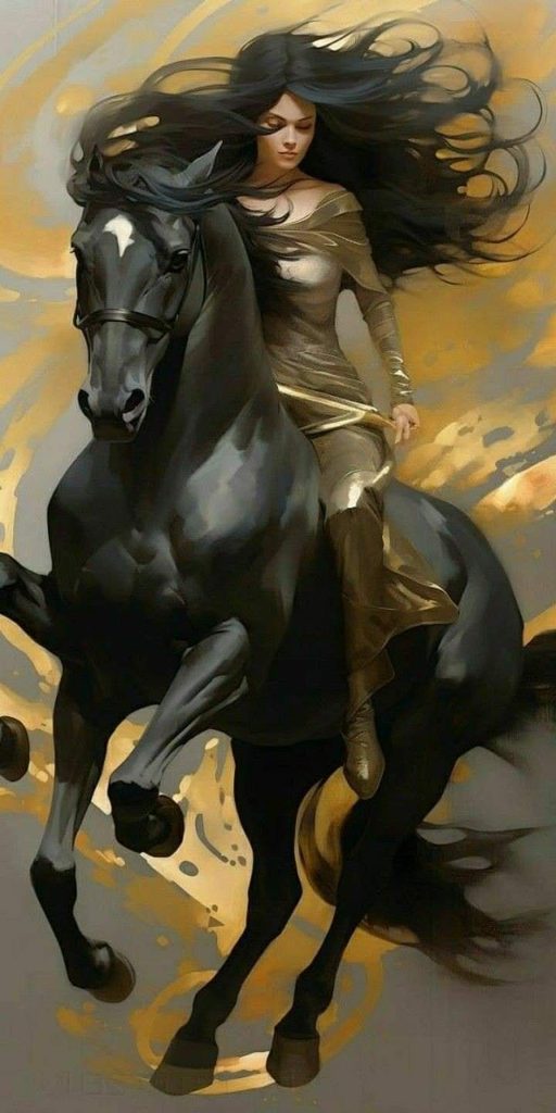 Riding the Black Horse and out running the Storm